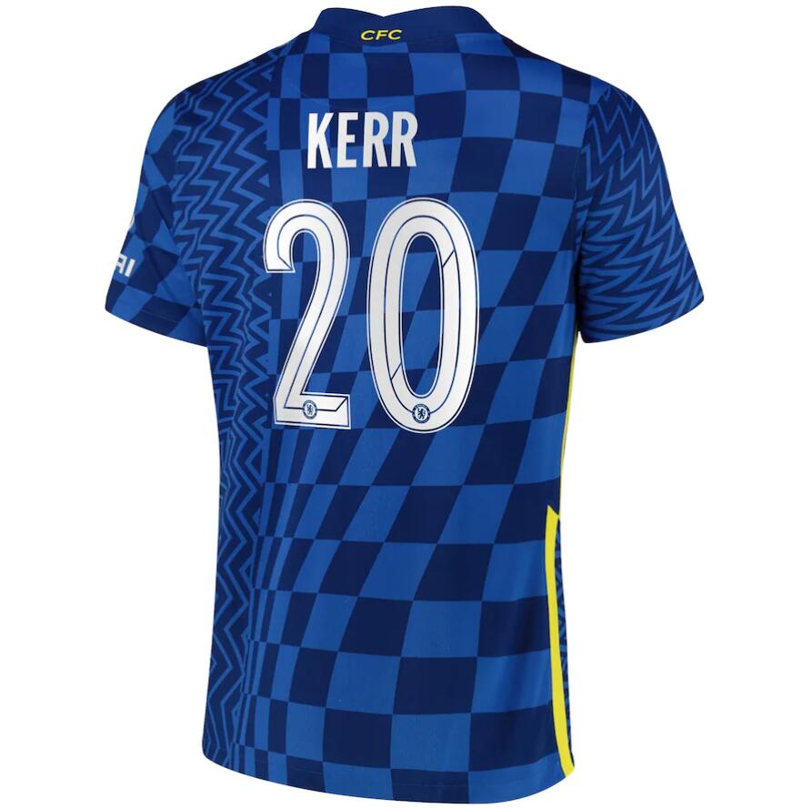 2021/22 Chelsea Cup Home Kit Soccer Jersey with Kerr 20 printing